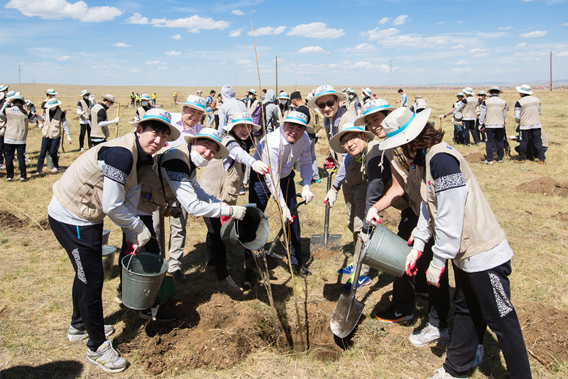 Korean Air to plant trees in Mongolia to prevent desertification