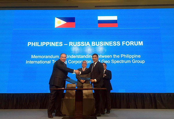 PITC seen to play key rolein boosting Philippines-Russia ties