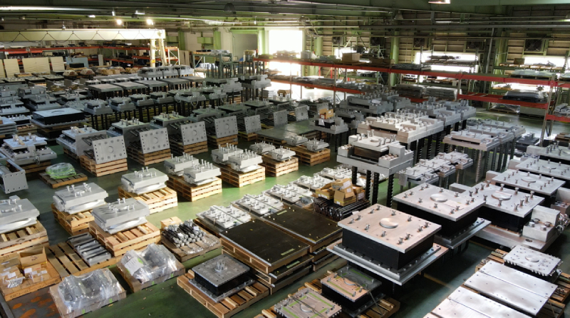 The seismic protection technologies are safely stored in a warehouse