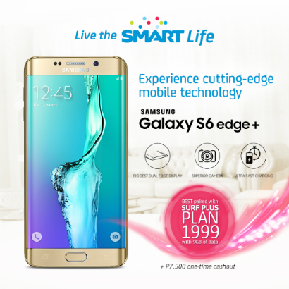 Samsung Galaxy S6 Edge plus from Smart Postpaid