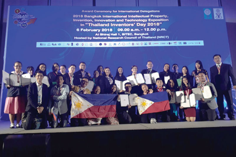 Philippine delegates bag awards in Thai expo