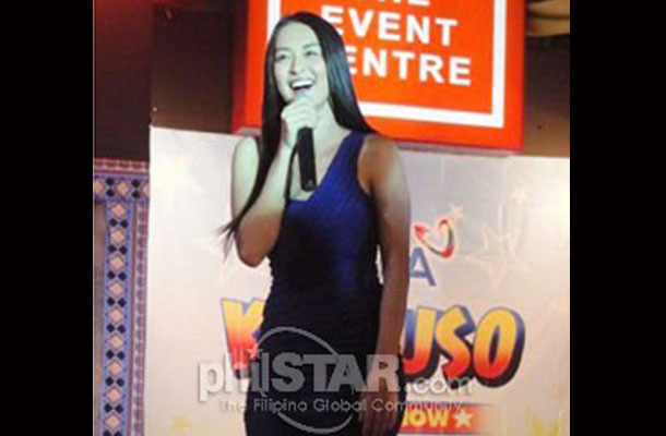 Marian charms Davaoenos  in Kapuso mall show