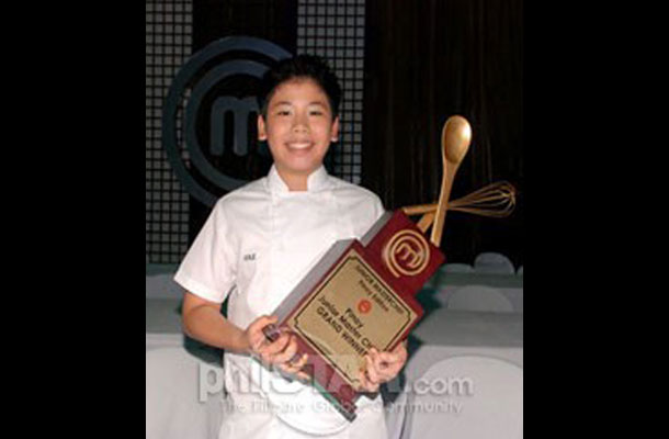 Kyle is 1st Pinoy Junior MasterChef