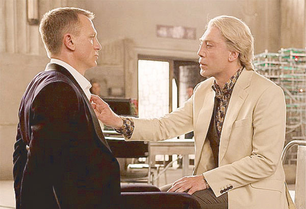 Bardem brings on the menace in Skyfall