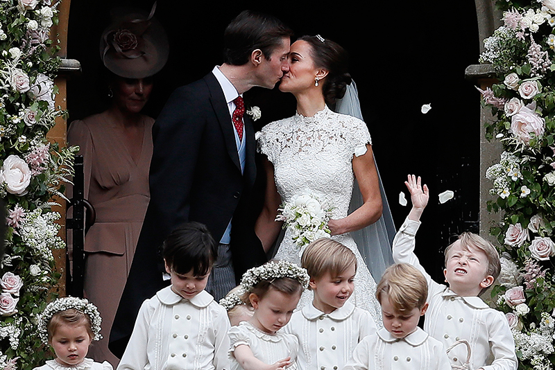 IN PHOTOS: Pippa Middleton marries as royals look on