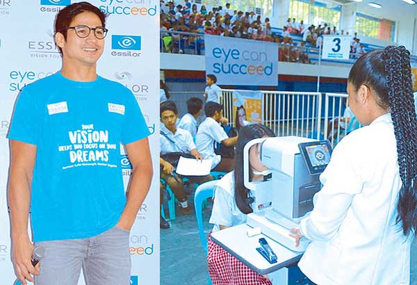 Piolo, Essilor launch Eye Can Succeed campaign