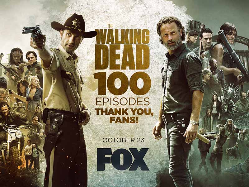 'The Walking Dead' celebrates 100th episode in Asia