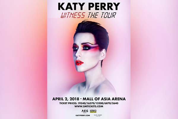 Katy Perry â��WITNESS: The Tourâ�� comes to Asia