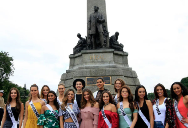 LOOK: Miss Universe queens tour Luneta, Intramuros