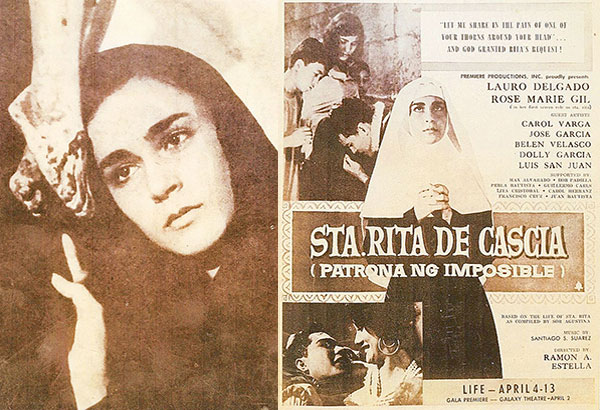 Rosemarie Gil as Santa Rita de Cascia