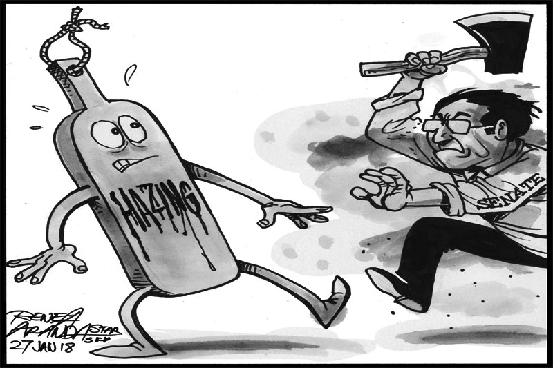 EDITORIAL - End to hazing, again