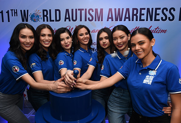 Binibining Pilipinas 2018 winners mark World Autism Awareness Day