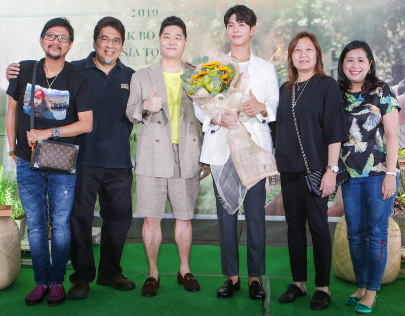 South Korean actor Park Bo-gum attends a fan meeting to promote