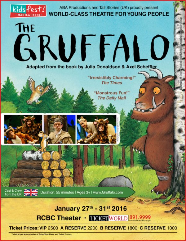Gruffalo live in Manila poster