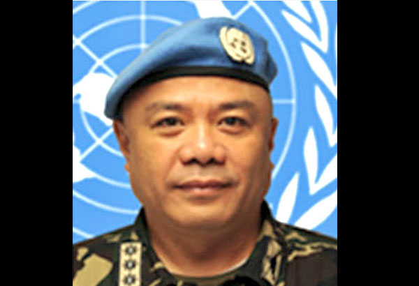 Head of Phl troops in Golan arrives