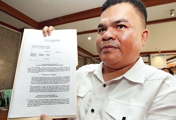 PNP chief charged with plunder, graft