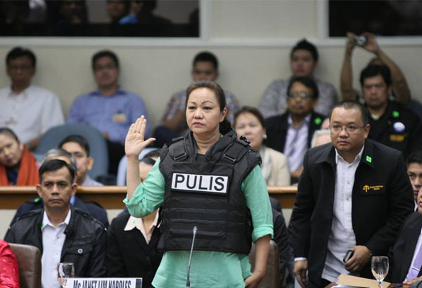 Napoles clears Justice Ong