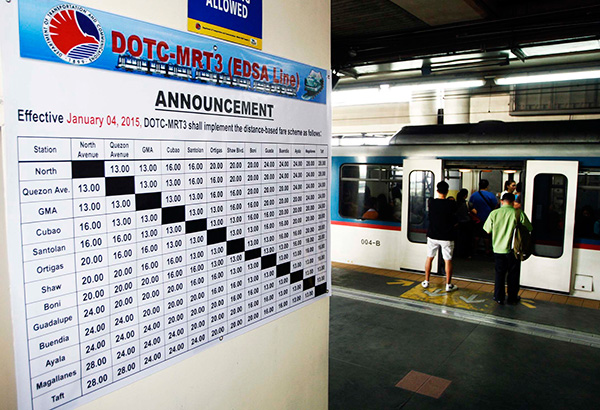 Higher MRT LRT Fares Start Today Headlines News The Philippine Star