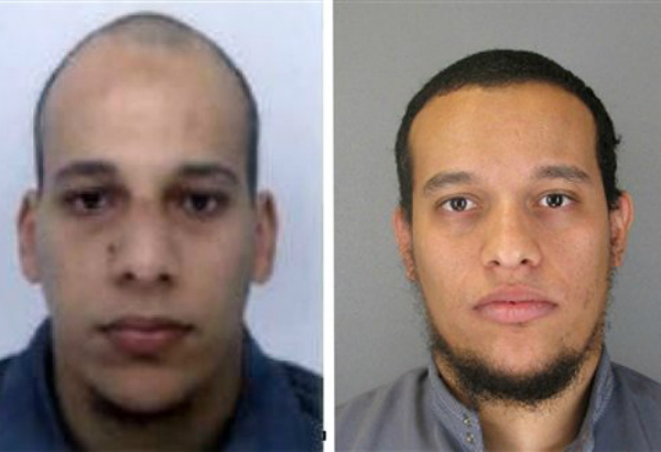 Massive manhunt for 2 suspects in Paris attack