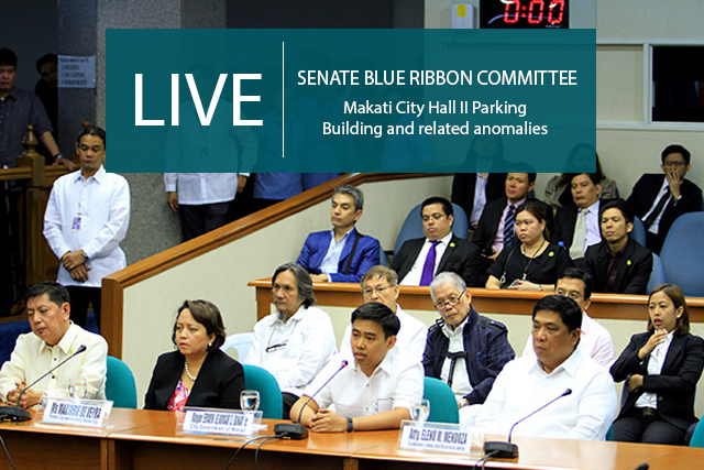 LIVE: Senate inquiry into Makati City projects