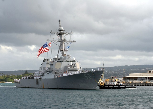 US destroyer arrives in Manila