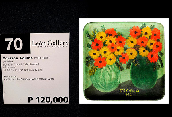 Cory painting to be auctioned