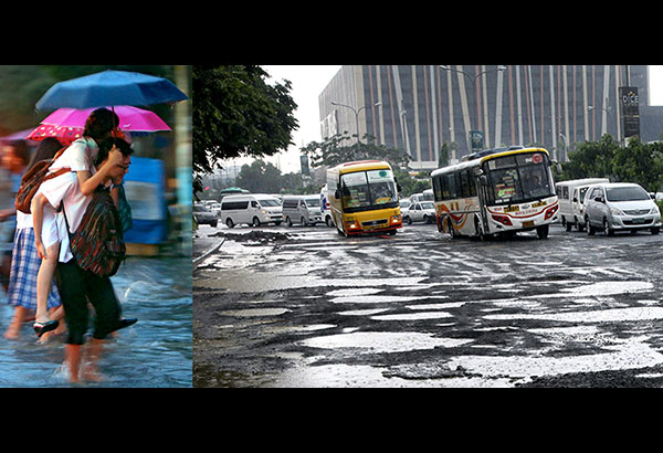 Another day of flood, traffic