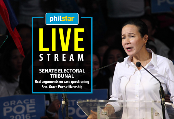 LIVE: Oral arguments on case against Grace Poe