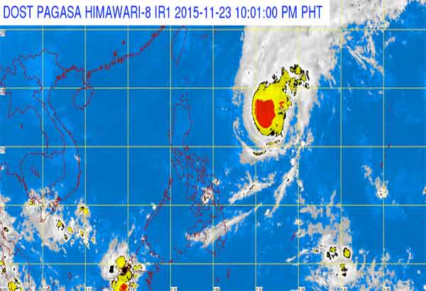 Typhoon Marilyn weakens, slows down