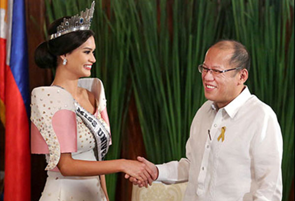 P-Noy, Pia swap congratulations