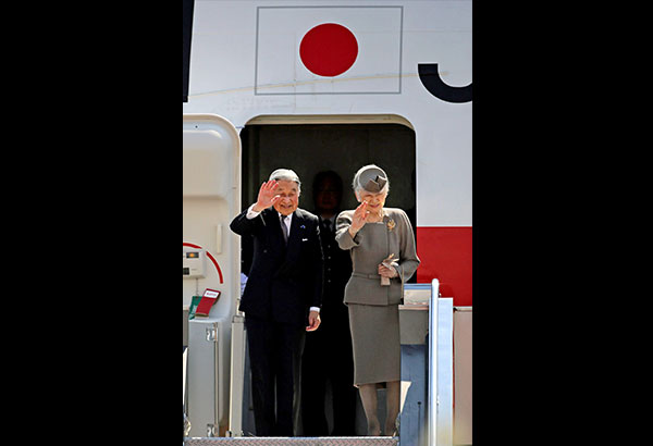 Japan royals end state visit