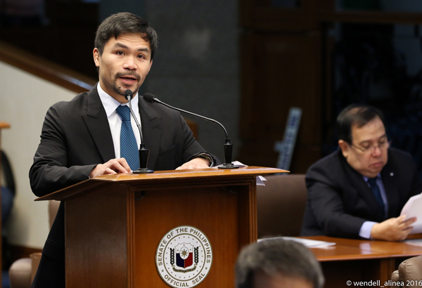 Pacquiao alleges P10.4B in aid lost to corruption, to refer documents to Senate panel