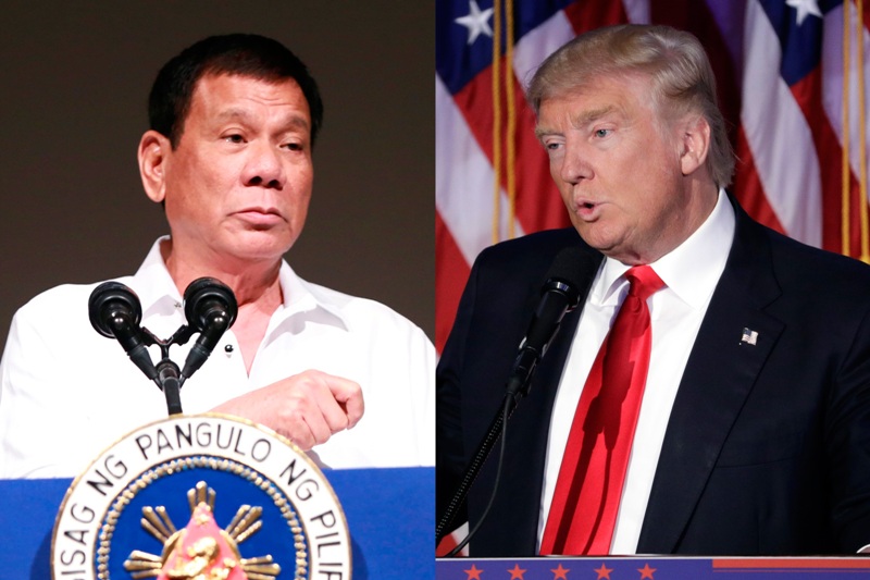 Sa anti-drug war: Duterte suportado ni Trump