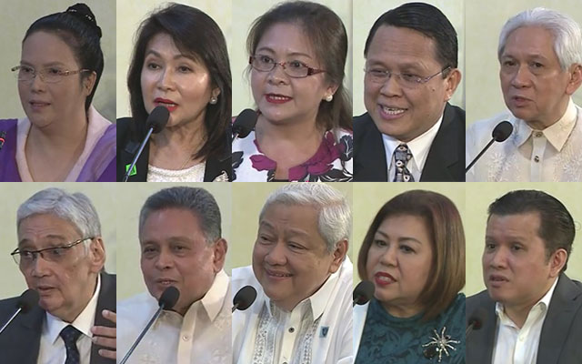 JBC releases shortlist for SC post under Duterte administration
