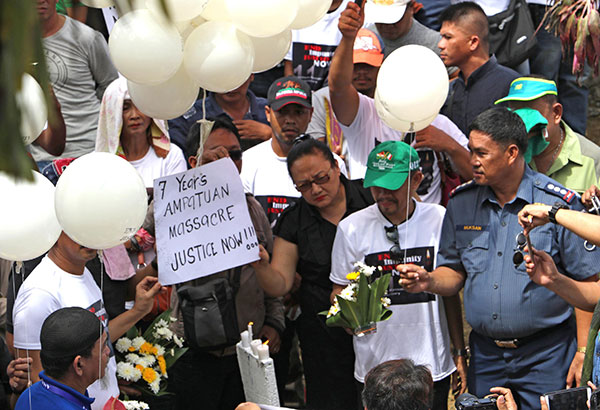 Hustisya sa Maguindanao victims tiniyak ni Digong