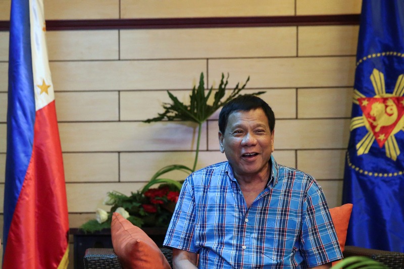 Palace says Duterte â��in pink of healthâ��
