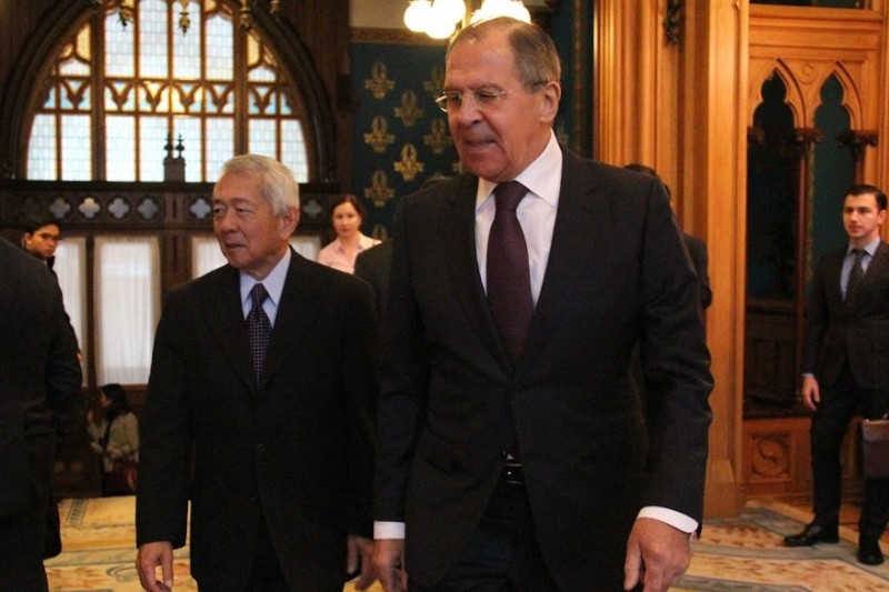 Yasay meets with Russian counterpart in Moscow
