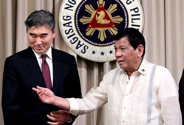 Duterte, US envoy meet to discuss drug war, CHR budget