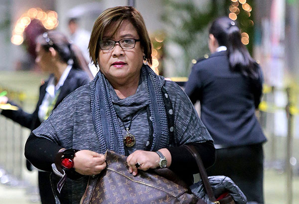 De Lima questions DOJ's refusal to transfer 11 inmate-witnesses from Sablayan to Bilibid