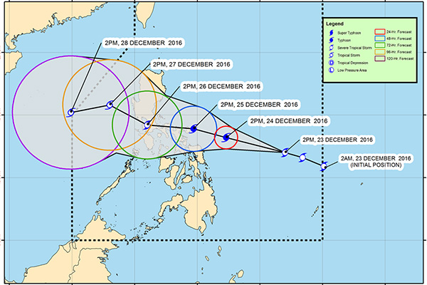 Signal No. 1 up in 4 areas as 'Nina' maintains strength