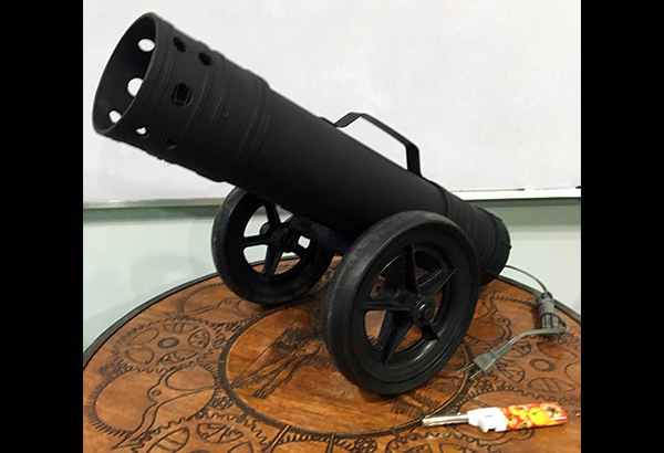 Noisy but safe: Inventor pushes electronic firecracker, cannon