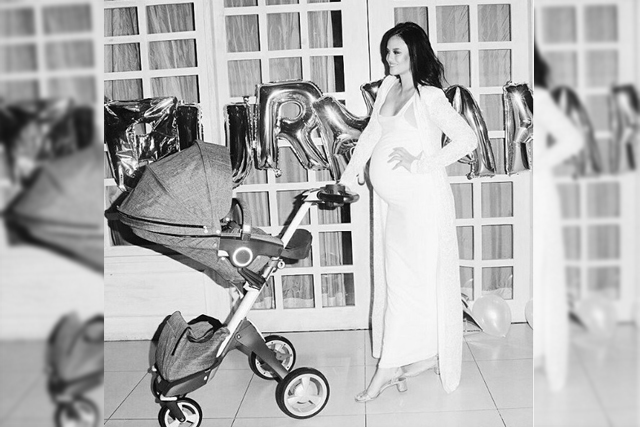 Georgina Wilson welcomes 'Baby Burnand' on Christmas Day