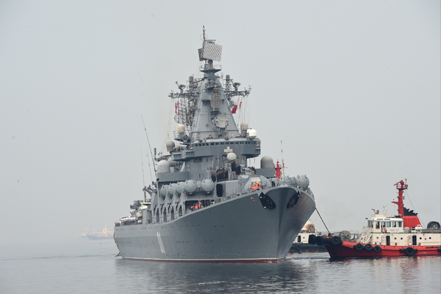 IN PHOTOS: Russian missile cruiser Varyag in Manila for port visit ...