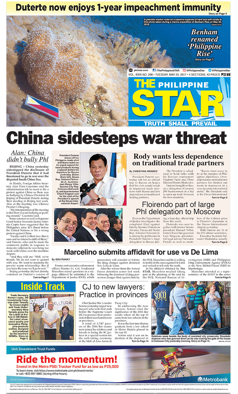 The Star Cover (May 23, 2017)