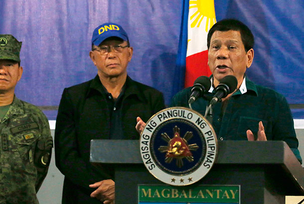 Palace sings different tune: Duterte won't defy SC on martial law