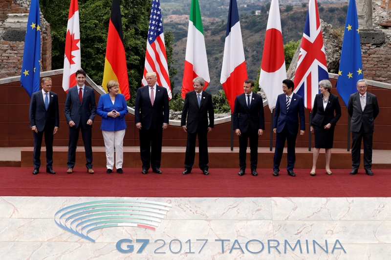 G7 seeks demilitarization of â��disputedâ�� sea features