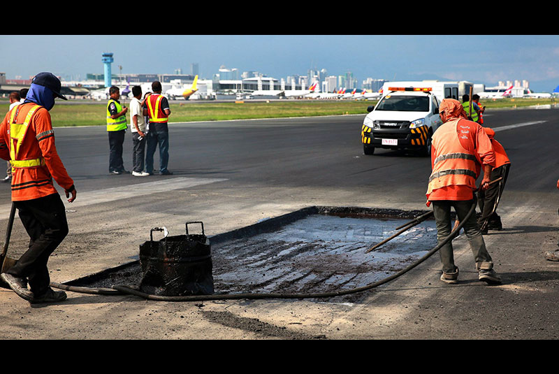 NAIA runway closed for emergency repair 