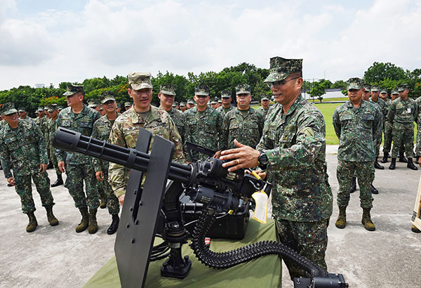 AFP gets new weapons from US