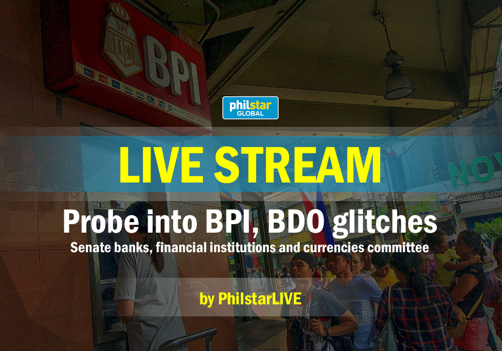 LIVE: Senate probe into BPI, BDO glitches