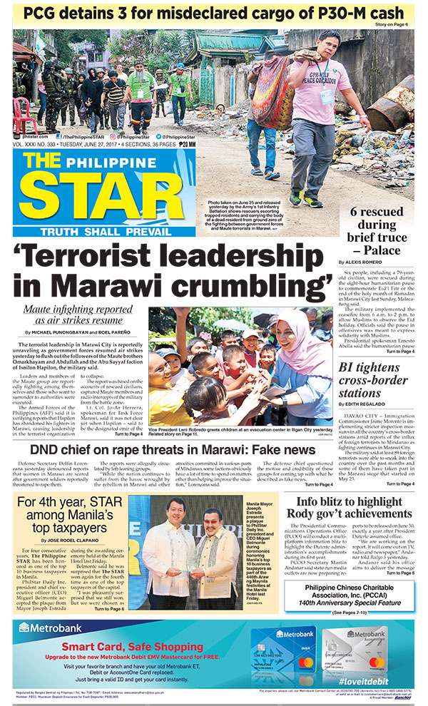 The Star Cover (June 27, 2017)